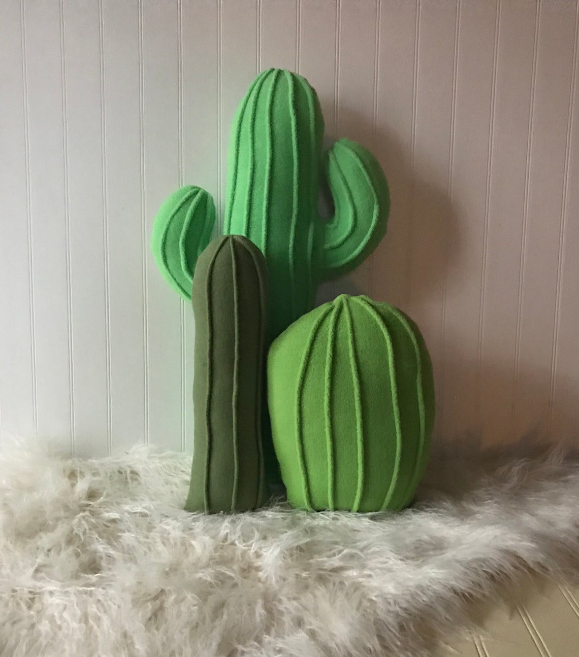 Cactus Garden Cactus Pillows Pillow Collection Set of 3 Etsy