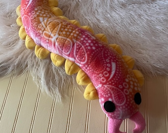 Paisley Centipede Plush, Centipede Toy, Plush Bug, Plush Insect, Centipede Stuffie