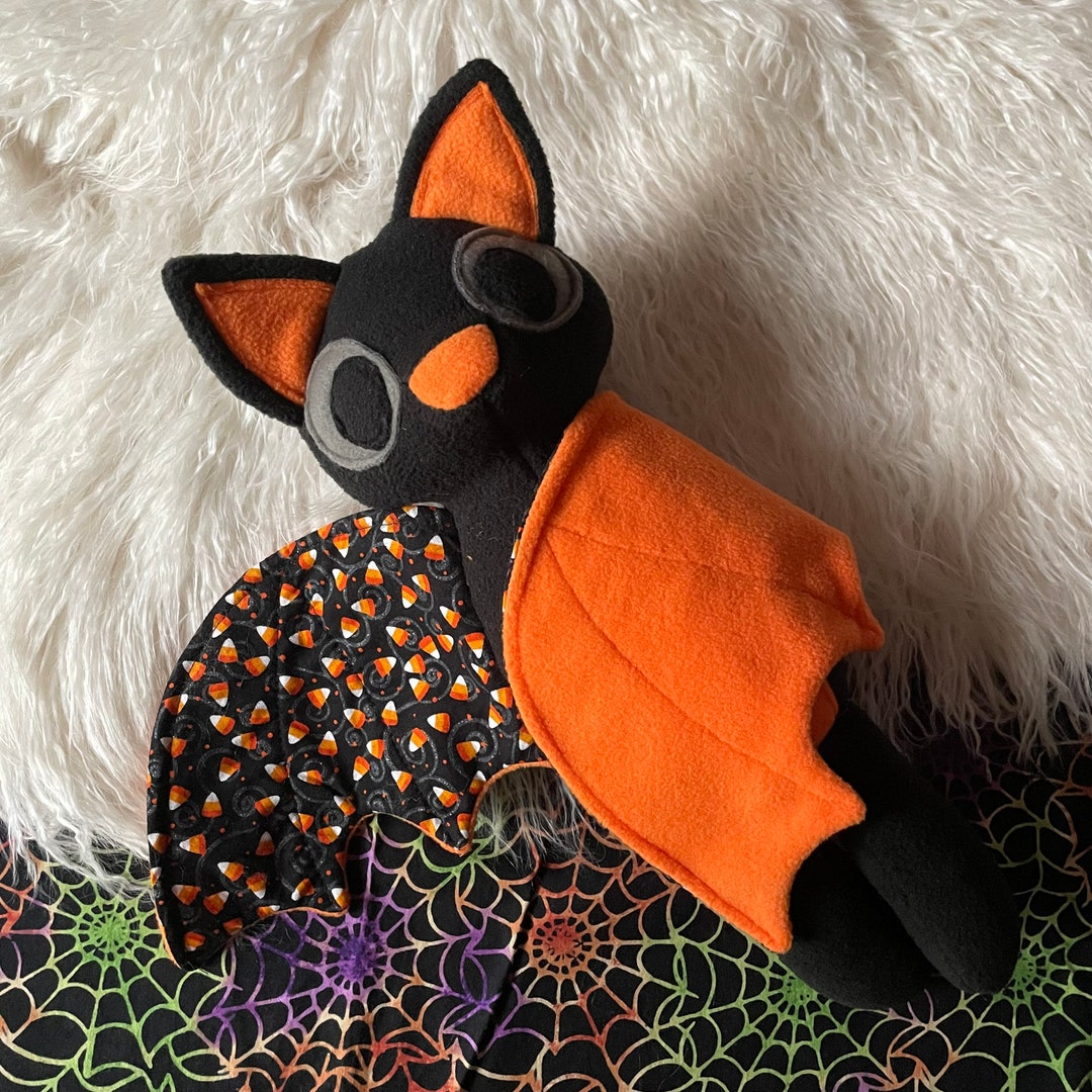 Black Bat Plush, Bat Toy, Stuffed Bat, Halloween Bat Etsy
