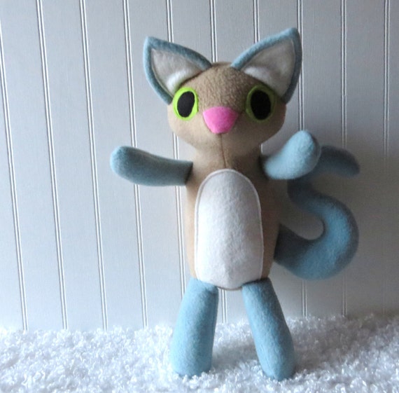 blue point siamese cat stuffed animal