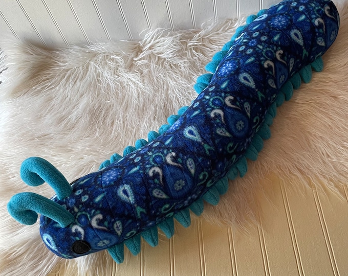 Paisley Millipede Plush, Millipede Toy, Plush Bug, Plush Insect Etsy