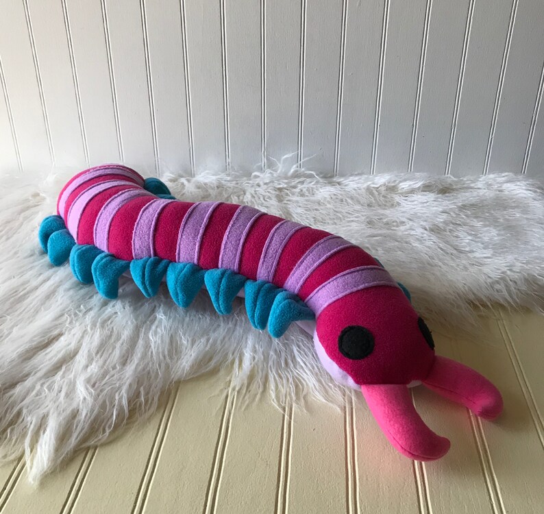 Striped Centipede Plush Centipede Toy Plush Bug Plush | Etsy