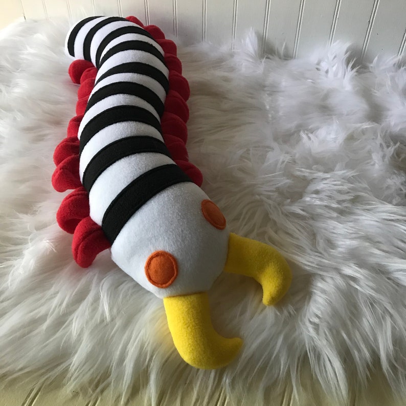 Striped Centipede Plush Centipede Toy Plush Bug Plush | Etsy