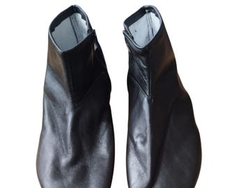 1 paar Unisex 100% Leren Sokken Rits Moslim Gebed Islamitische Moskee Khuff Turks
