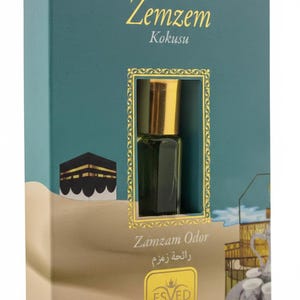 2 Pieces Islamic Roll-On original quality very nice Alcohol-free perfume 3 ml, Turkish Zemzem Odor