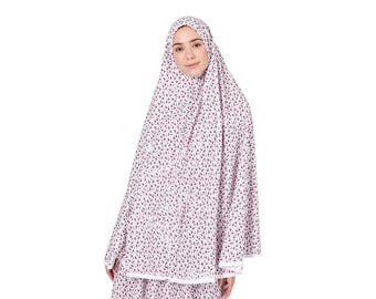 Vestido de oración Yusra para mujer musulmana adulta, sin mangas, 2 piezas. Cubre el cuerpo.