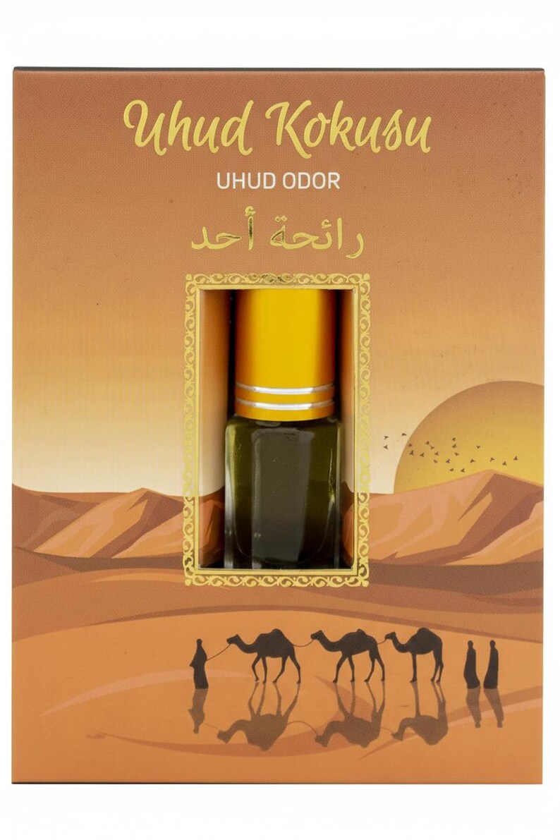 2 Pieces Islamic Roll-On original quality very nice Alcohol-free perfume 3 ml, Turkish Uhud Odor
