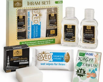 4X Special Hard, 3X Liquid Unscented Soap for Ihram and Hajj Travel Size 50ml