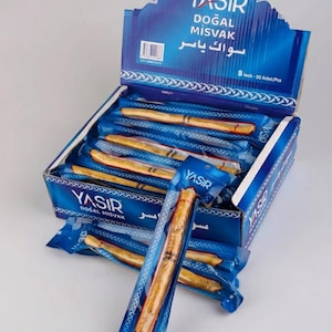 3 stuks Yasir Miswak natuurlijke tandenborstelstick Siwak-kauwstick gemaakt in Turkije