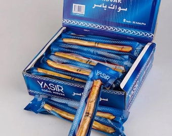 3 Pieces Yasir Miswak Natural Toothbrush Stick  Siwak Chewing Stick made in Turkey