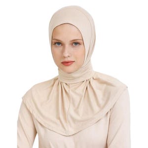 Pull on Instant 1Pc Quality Turkish Turlu Yusra Amira hijab collar