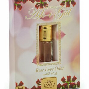 2 Pieces Islamic Roll-On original quality very nice Alcohol-free perfume 3 ml, Turkish Gul Odor