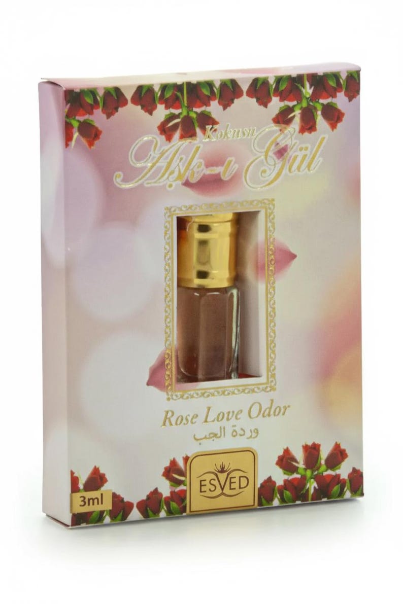 2 Pieces Islamic Roll-On original quality very nice Alcohol-free perfume 3 ml, Turkish Gul Odor