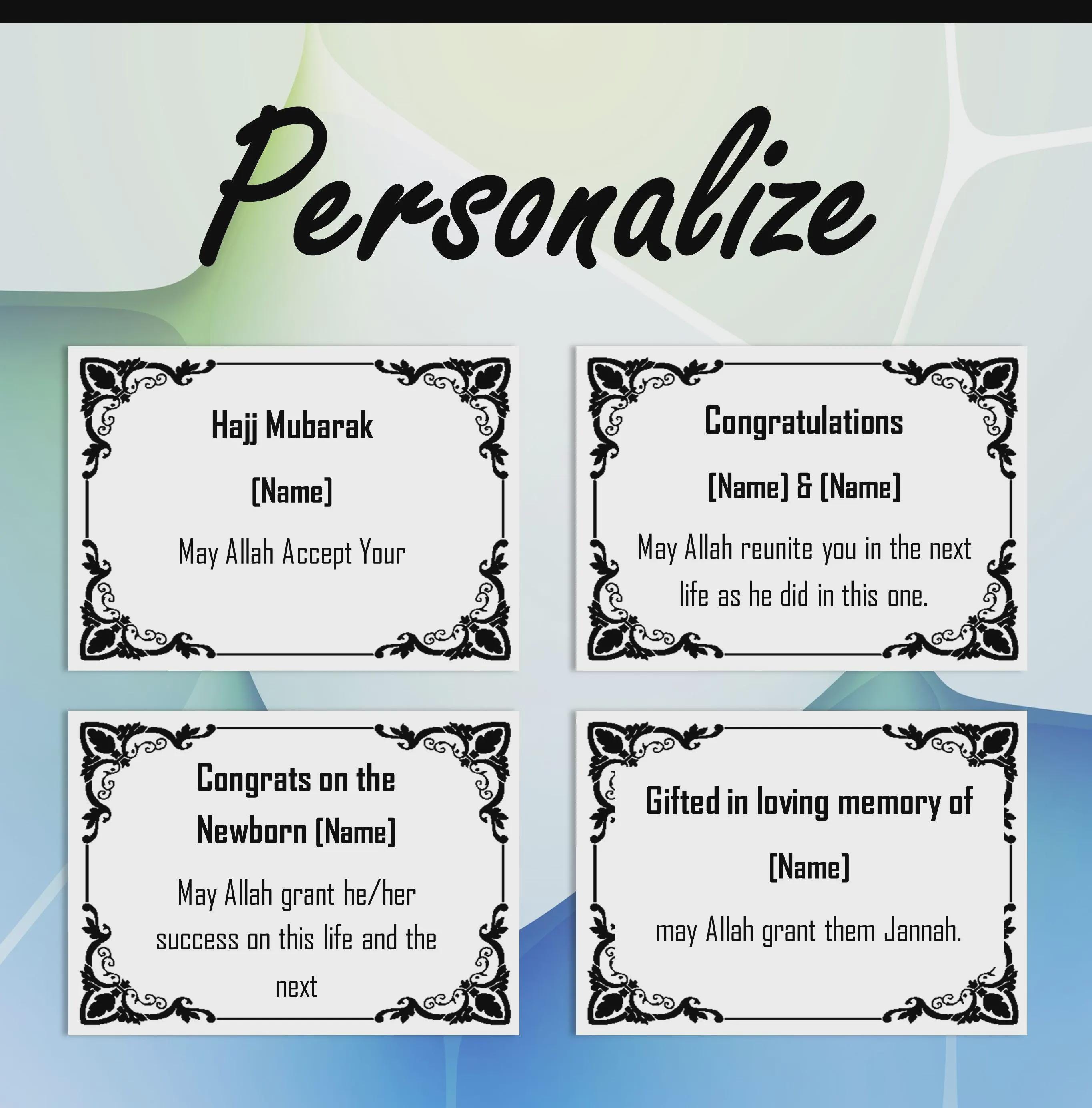 Essentials › Prayer Mats › Prayer Mat And Tasbih In Cylinder Gift Box - Foto 11