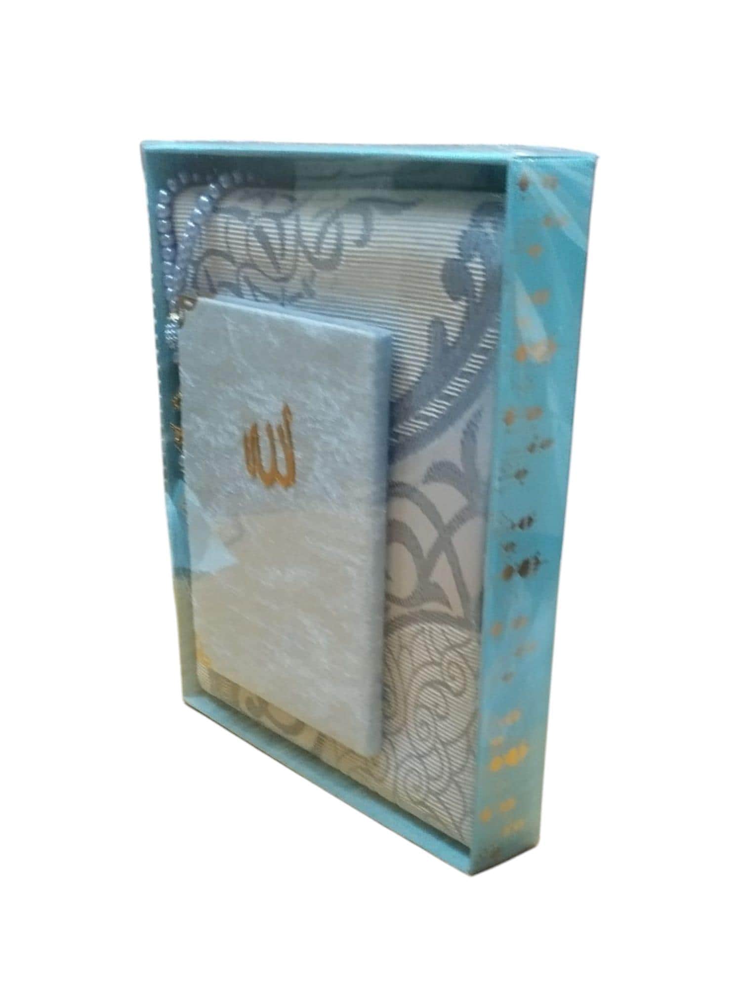 Essentials › Prayer Mats › Prayer Mat And Tasbih In Cylinder Gift Box - Foto 2