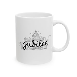 Jubilee Pilgrimage 2025 coffee mug souvenir, Italy Rome Souvenir, Coffee Mug, 11oz 15oz Gift for Travelers, catholic jubilee gift unique