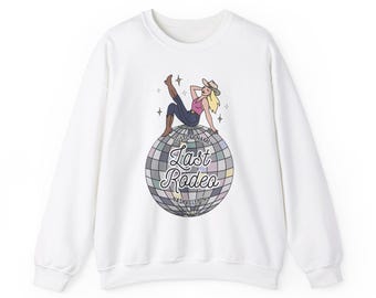 Custom Nashville Bachelorette Sweatshirt, Last Rodeo Disco Ball Crewneck