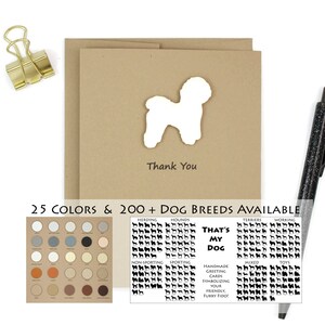 de remerciement pour chien de Zazzle.be Liste d'envies Vous avez des idées ? Plus de 200 races de chiens au choix | 25 couleurs de chien disponibles | Choisissez l'expression intérieure | Carte de voeux faite main kraft brun