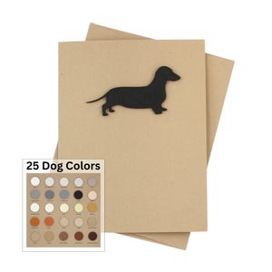 Blanche à poil lisse de teckel de Zazzle.be Liste d'envies Vous avez des idées ? Carte de voeux faite main pour chien | 25 couleurs de chien disponibles | Blanc à l'intérieur | Chien Weiner