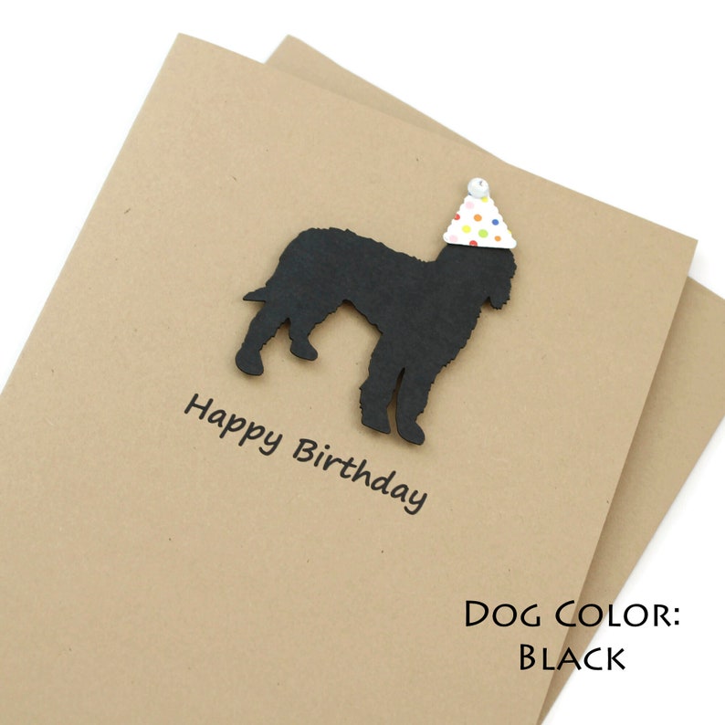 Handmade Doodle Birthday Card: Party Hat, Kraft Brown Notecard - Etsy