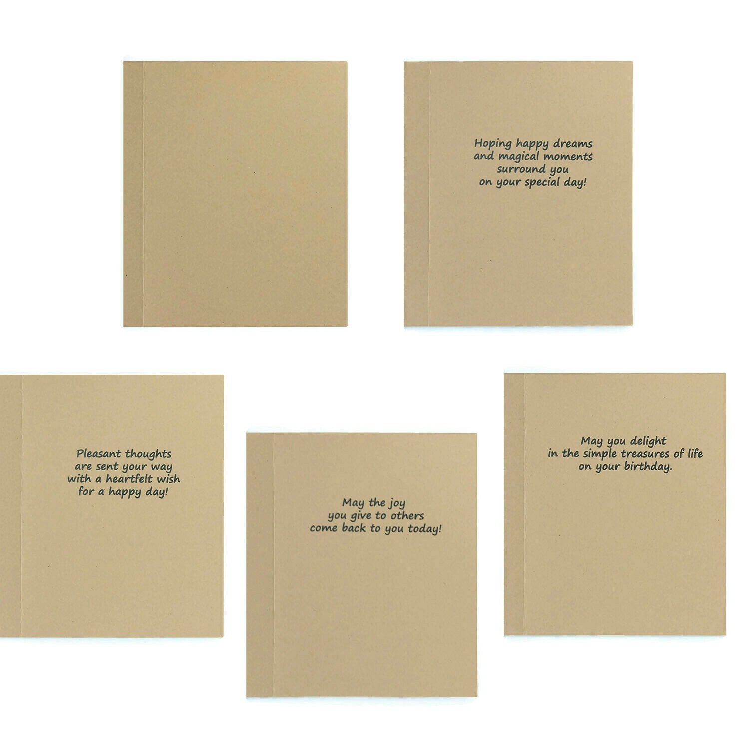 Dog Birthday Card: Handmade Kraft Brown Card With Party Hat - Etsy