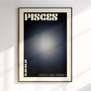 Vissen gradiënt aura kunst aan de muur, cadeau voor vissen, vissen sterrenbeeld print, astrologie geschenken, verloop kunst, kunst aan de muur dierenriem, digitale download