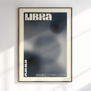 Weegschaal gradiënt aura kunst aan de muur, cadeau voor weegschaal, weegschaal sterrenbeeld print, astrologie geschenken, verloopkunst, kunst aan de muur dierenriem, digitale download