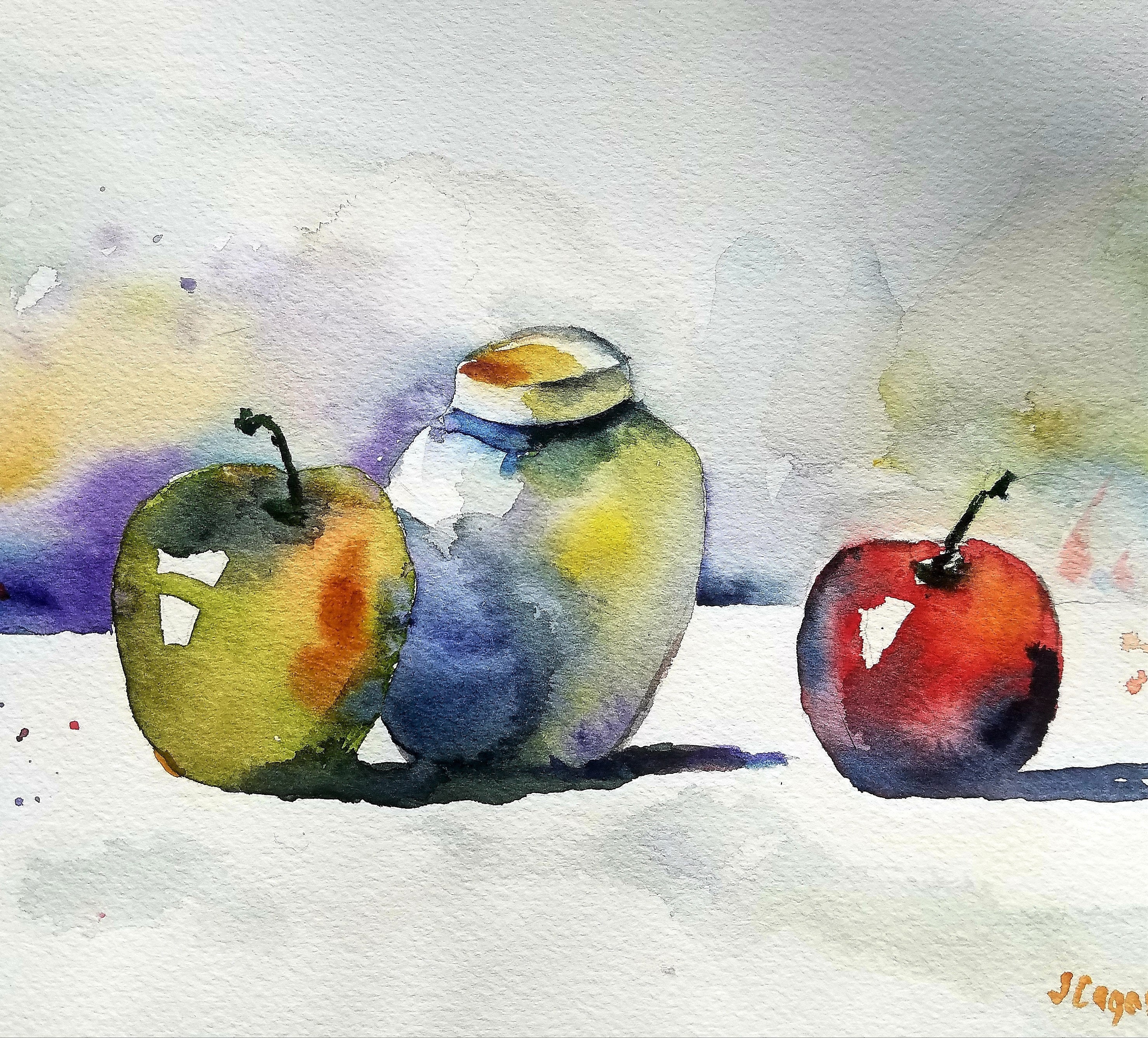 Watercolor still life painting deals