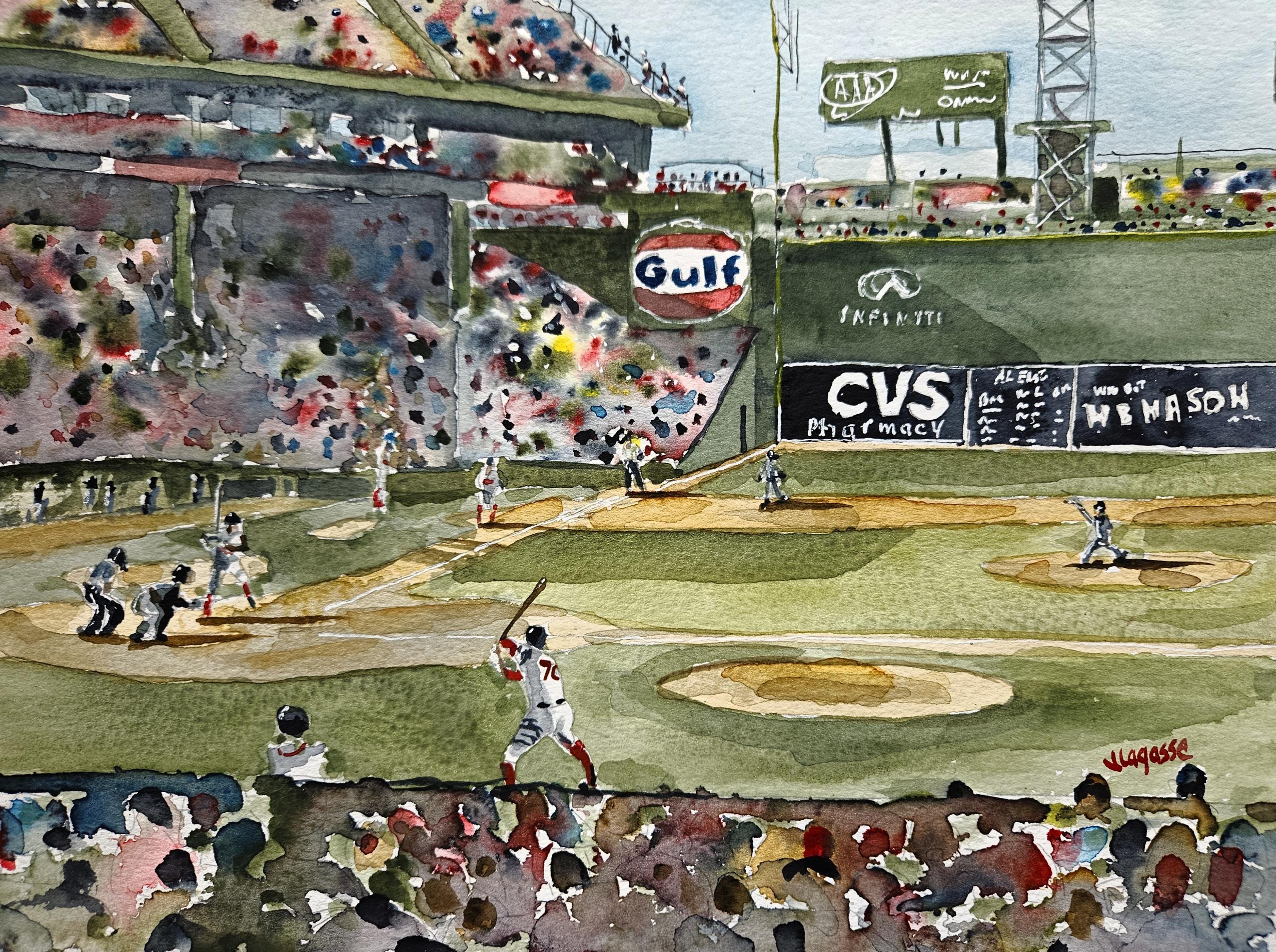 FENWAY PARK, Original Prints, Boston Redsox, PRINT redsox art, Original Limited Edition Prints, Boston Sports, Boston , Green Monster