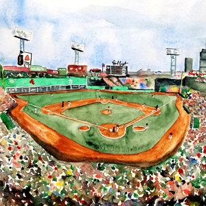 FENWAY PARK, Original Prints, Boston Redsox, PRINT redsox art, Original Limited Edition Prints, Boston Sports, Boston , David Ortiz