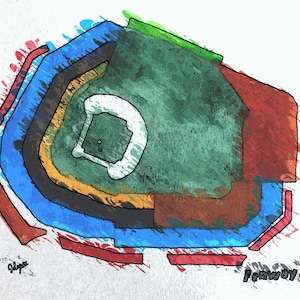 FENWAY PARK, Original Prints, Boston Redsox, PRINT redsox art, Original Limited Edition Prints, Boston Sports, Boston , David Ortiz