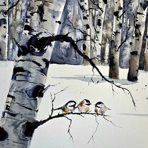 ACEO Print Aceo Limited Edition Art Card Watercolor Print Landscape Painting Collectible Art Miniature Art Unframed Art, fox