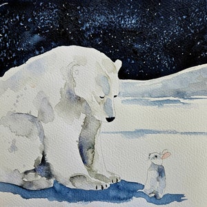 ACEO Impressão Aceo Edição Limitada Cartão de Arte Impressão em Aquarela Impressão de Paisagem Arte Colecionável Arte em Miniatura Arte Sem Moldura,