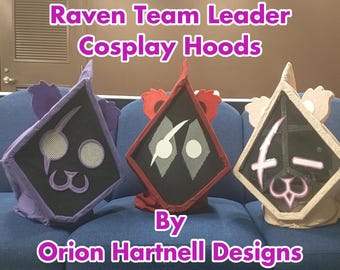 Raven Team Leader Cosplay Hood