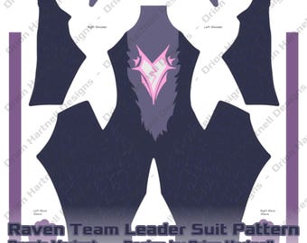 Raven Team Leader Suit Design Purple