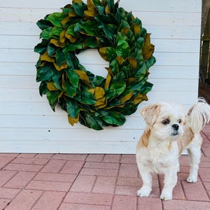 Magnolia Wreath, Farmhouse Wreath, Year Round Wreath, FarmHouse Decor, All Season Wreath, Front Door Wreath