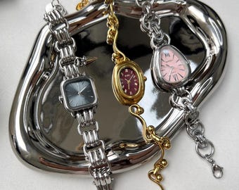 Brighton Hamilton Garden Floral Butterfly Watch Silver  display picture 1