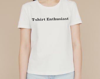 T-shirt Enthusiast Unisex Tee, Minimalist Graphic Design