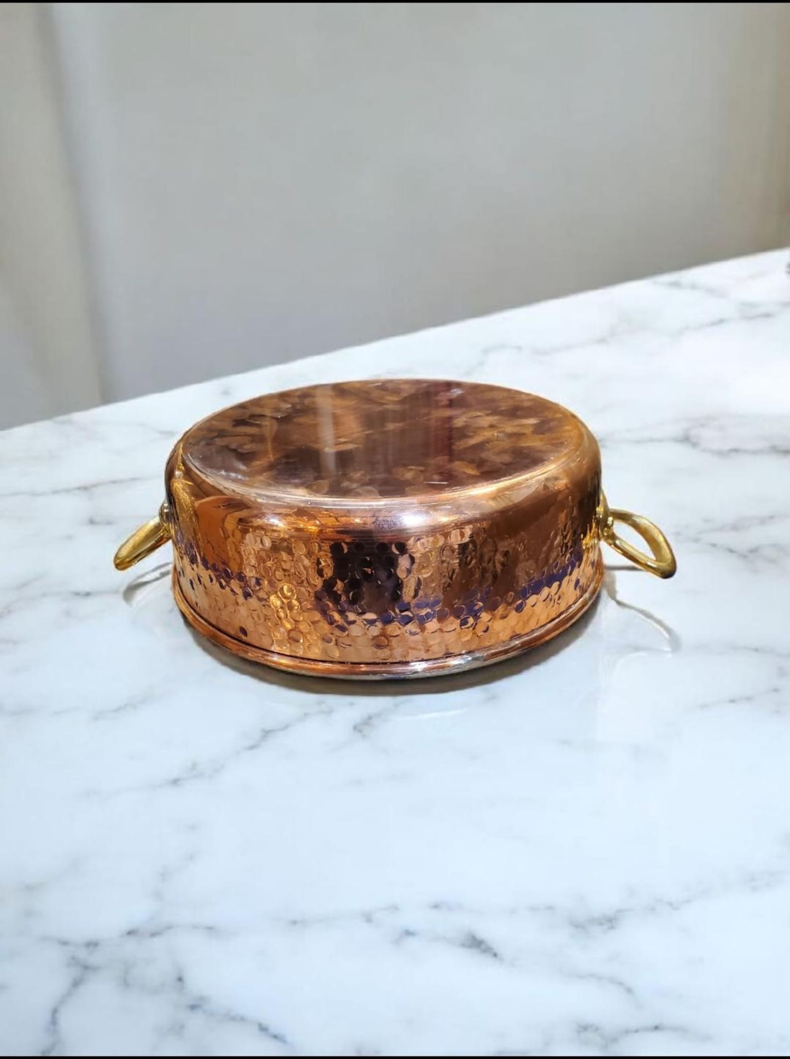 Hand-Hammered Copper Cooking Pot – Traditional Moroccan Kitchenware — view 4