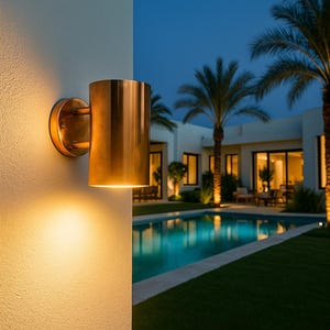 Handmade Copper Wall Light – Pure Copper Sconce for Outdoor or Indoor Decor | Rustic Vintage Wall Lamp | Minimalist Artisan Lighting