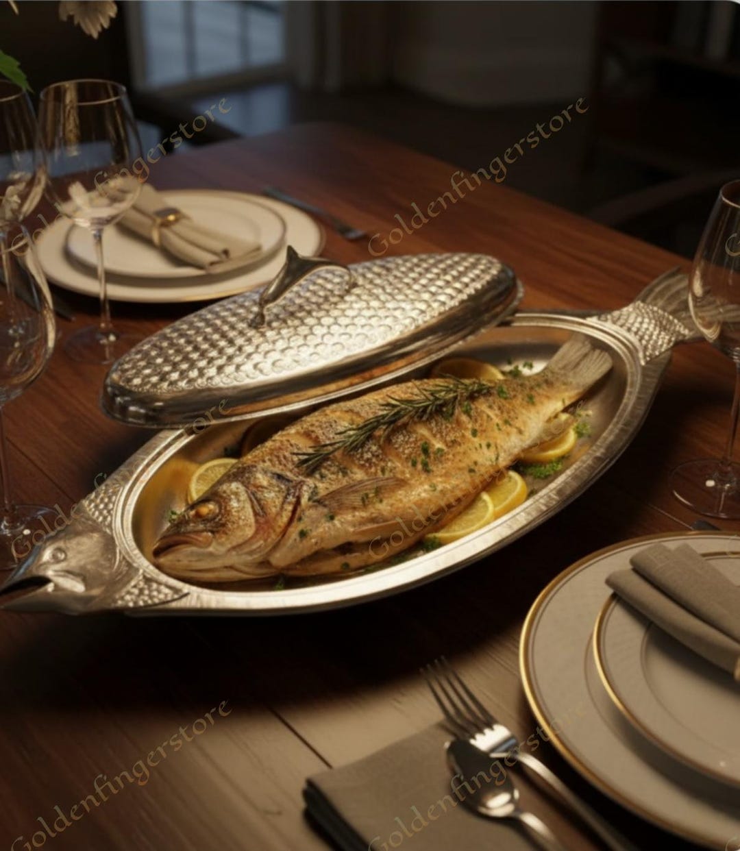 Handmade Copper Fish Serving Tray: Moroccan Centerpiece - Etsy
