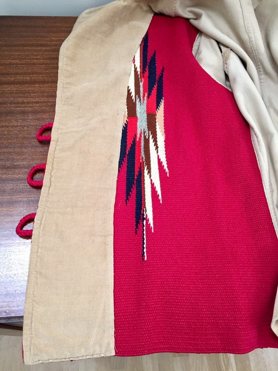 Ganscraft 40's Chimayo Jacket Vintage Woven Wool … - image 5