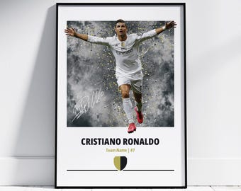 Ronaldo Poster: Football Posters, Football Prints