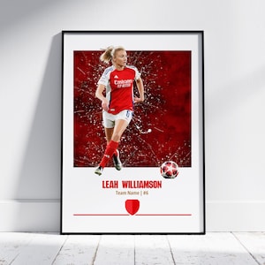 Leah Williamson Poster: Women&#39;s Football Poster