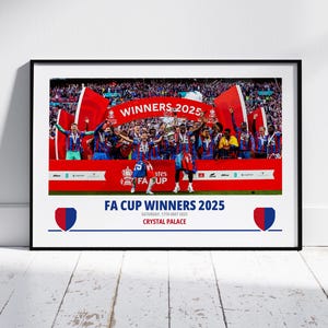 Crystal Palace FA Cup Winners 2025 Poster