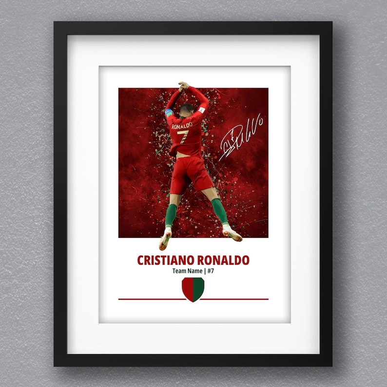 Poster Cristiano Ronaldo : affiches de football, impressions de football image 7