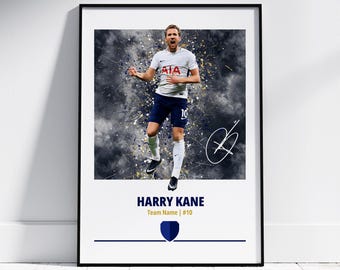 Harry Kane Poster: Football Posters, Football Prints