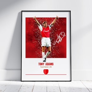 Tony Adams Poster: Football Legend Poster