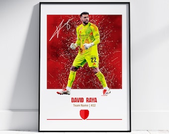 David Raya Poster: Football Posters, Football Prints