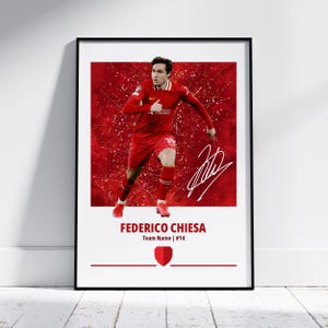Chiesa Poster | Liverpool Poster | Football Prints | Poster | Football Wall Art